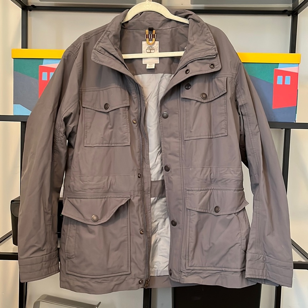 Timberland Lightweight Jacket - Gray - Size Medium